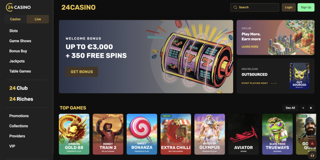 24Casino Bonus