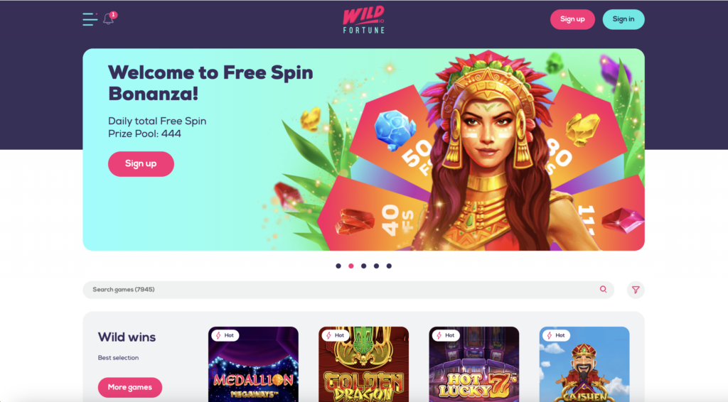 مكافأة كازينو Wild Fortune