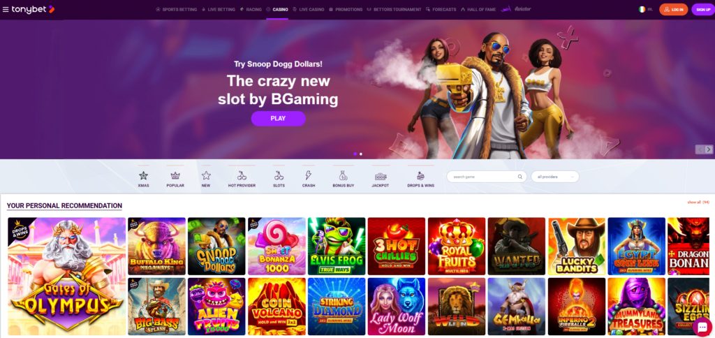 كازينو تونى بت